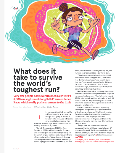In-flight Magazine N by Norwegian: What does it take to survive the world's toughest run?