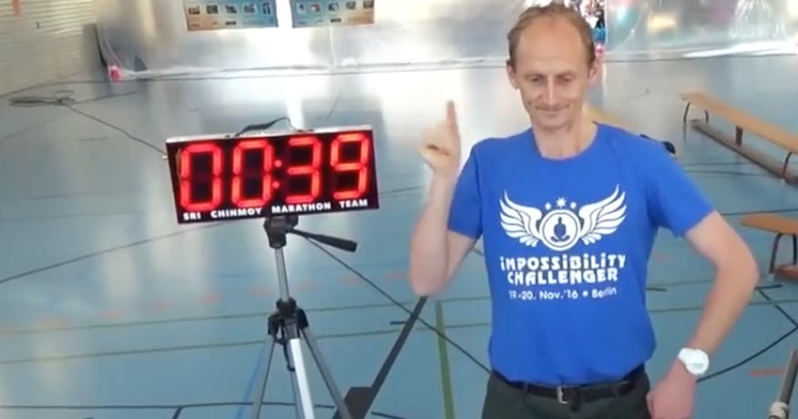 A Guinness World Record - for most one-handed claps in a minute!
